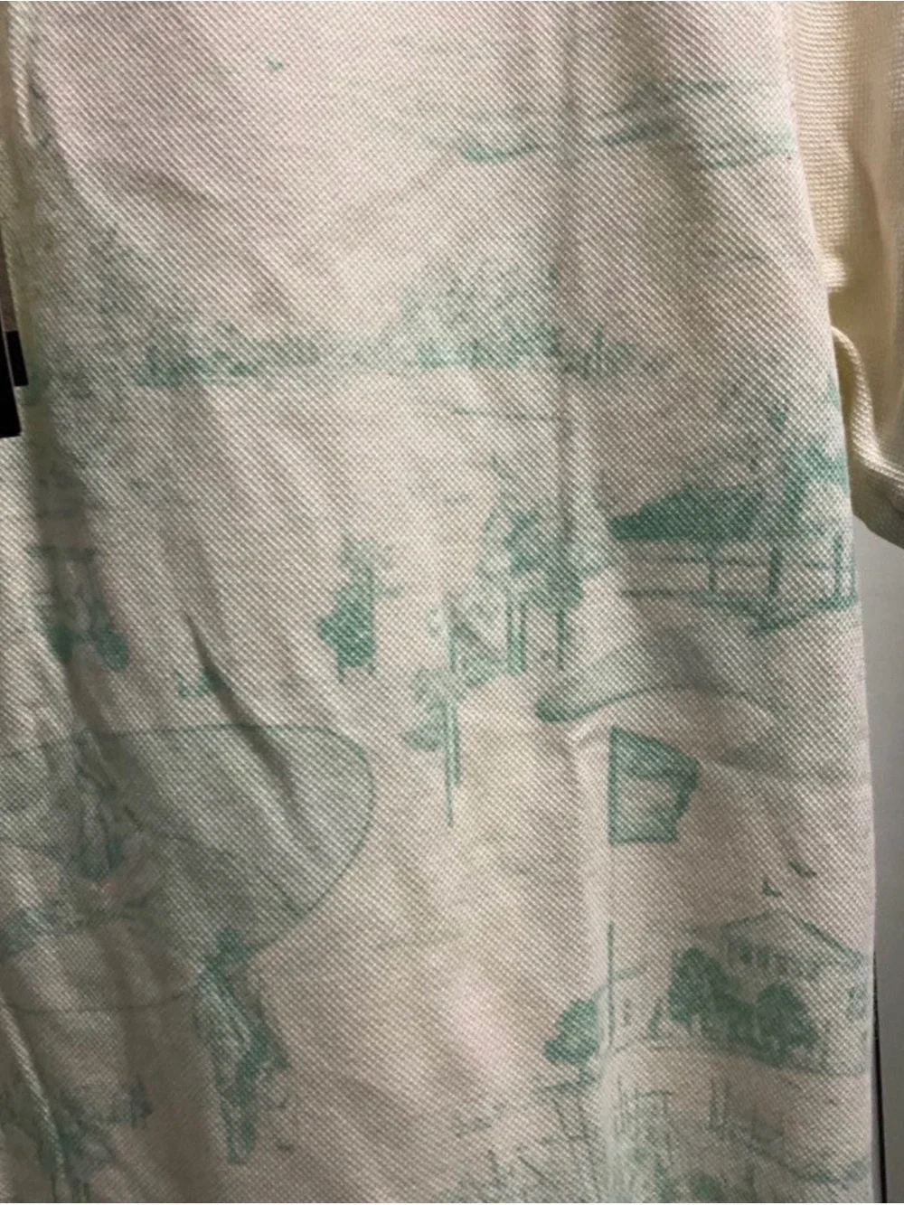 Nike Polo with Scenic Print Men's Medium